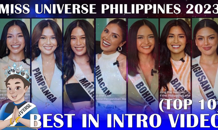 Miss Universe Philippines 2023 | TOP 10 Best Introduction Videos Miss Universe Philippines 2023 | TOP 10 Best Introduction Videos