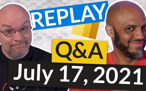REPLAY Power BI tips from the Pros – LIVE (July 17, 2021) REPLAY Power BI tips from the Pros – LIVE (July 17, 2021)