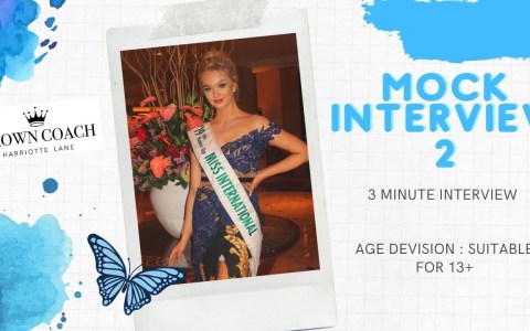 3 minute pageant mock interview, helping you win a pageant | episode 2 3 minute pageant mock interview, helping you win a pageant | episode 2