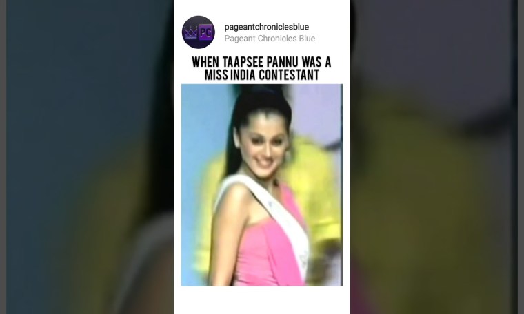 Taapsee Pannu during Miss India Contest #taapseepannu #missindia #bollywood Taapsee Pannu during Miss India Contest #taapseepannu #missindia #bollywood