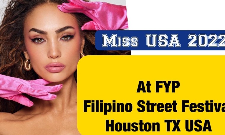 Miss USA 2022 R’Bonney Gabriel Visit Filipino Street Festival at Houston Texas. Miss USA 2022 R’Bonney Gabriel Visit Filipino Street Festival at Houston Texas.
