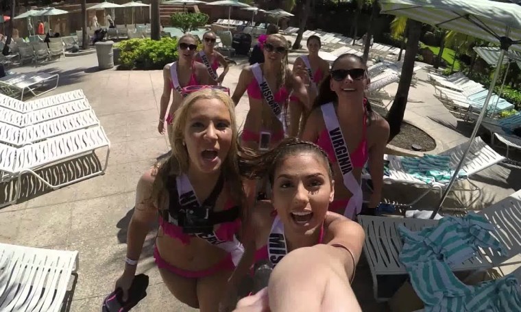 Behind the Scenes at MISS TEEN USA: Leap of Faith Water Slide Behind the Scenes at MISS TEEN USA: Leap of Faith Water Slide