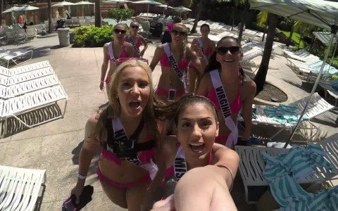 Behind the Scenes at MISS TEEN USA: Leap of Faith Water Slide Behind the Scenes at MISS TEEN USA: Leap of Faith Water Slide