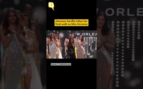 Harnaaz Sandhu takes her final walk as Miss Universe | The Quint Harnaaz Sandhu takes her final walk as Miss Universe | The Quint