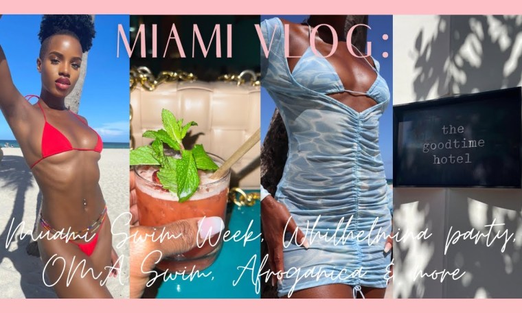 TRAVEL VLOG PT. 1: Miami Swim Week, Wilhelmina party, OMA Swim, Afroganica & more TRAVEL VLOG PT. 1: Miami Swim Week, Wilhelmina party, OMA Swim, Afroganica & more