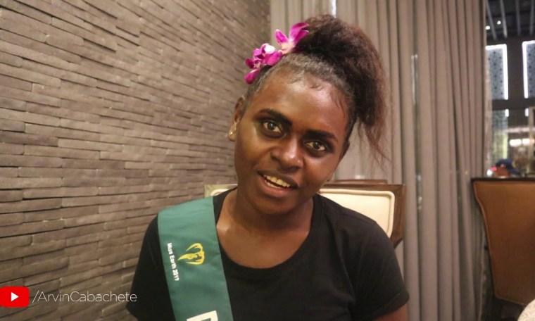 Pauline Tibola is honored to be the first Papua New Guinean that participate in Miss Earth pageant Pauline Tibola is honored to be the first Papua New Guinean that participate in Miss Earth pageant