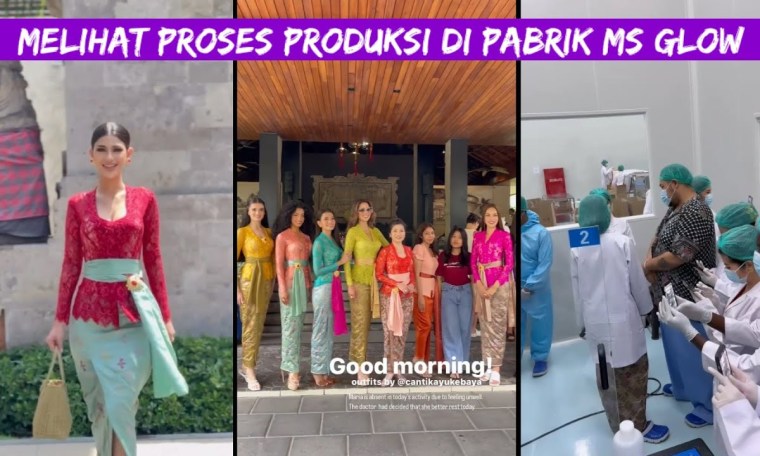 CANTIK BERKEBAYA..iGun & TOP 10 Miss Grand International 2023 Berkunjung ke Pabrik Ms Glow di Bali CANTIK BERKEBAYA..iGun & TOP 10 Miss Grand International 2023 Berkunjung ke Pabrik Ms Glow di Bali