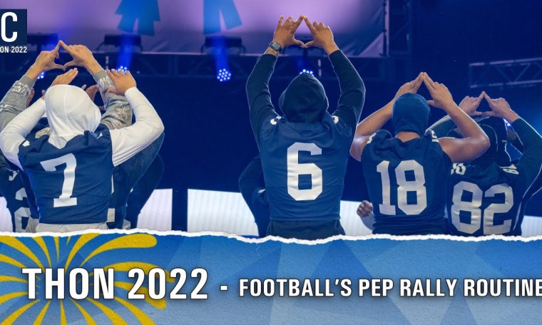 Penn State football's performance at the THON 2022 Pep Rally Penn State football's performance at the THON 2022 Pep Rally