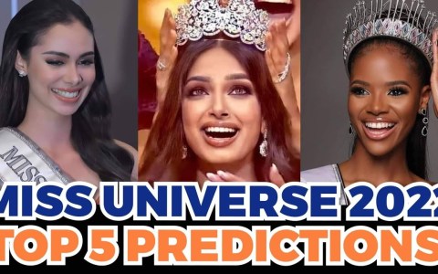 MISS UNIVERSE 2022 TOP 5 OFFICIAL PREDICTIONS MISS UNIVERSE 2022 TOP 5 OFFICIAL PREDICTIONS