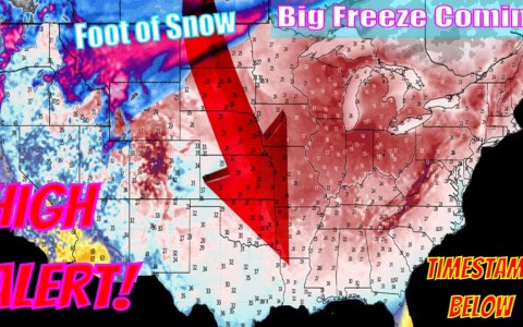 Huge October Arctic Blast Just Turned Stronger & Bringing A Foot Of Snow! Huge October Arctic Blast Just Turned Stronger & Bringing A Foot Of Snow!