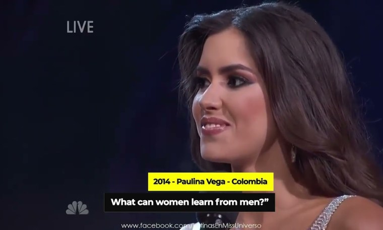 Miss Universe 2014 Paulina Vega – Miss Colombia – Versus AI: Who Wins the Q&A Battle? Miss Universe 2014 Paulina Vega – Miss Colombia – Versus AI: Who Wins the Q&A Battle?