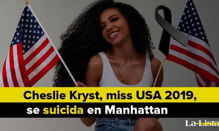 Cheslie Kryst, miss USA 2019, se suicida en Manhattan Cheslie Kryst, miss USA 2019, se suicida en Manhattan