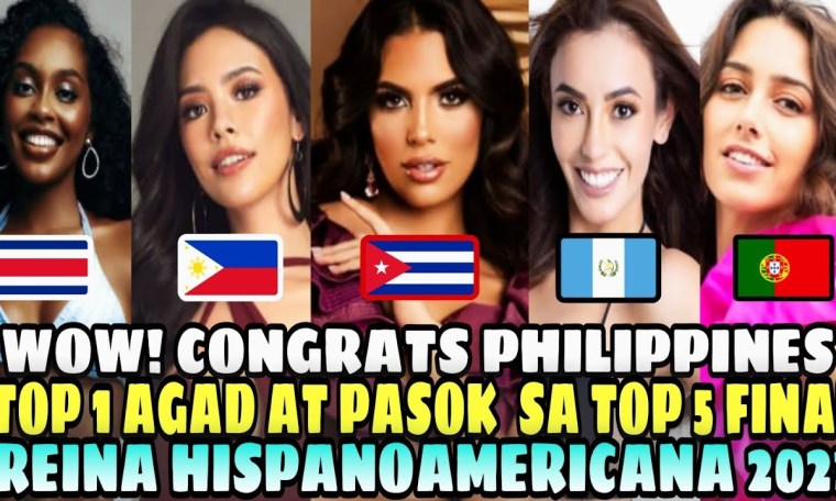 SHOCKING! Miss Philippines TOP 1 AGAD at Pasok na sa TOP 5 ng Reina hispanoamericana 2023 SHOCKING! Miss Philippines TOP 1 AGAD at Pasok na sa TOP 5 ng Reina hispanoamericana 2023