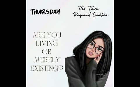 The Tiara Pageant Question : Are you Living or merely Existing?#missindia #missdiva The Tiara Pageant Question : Are you Living or merely Existing?#missindia #missdiva