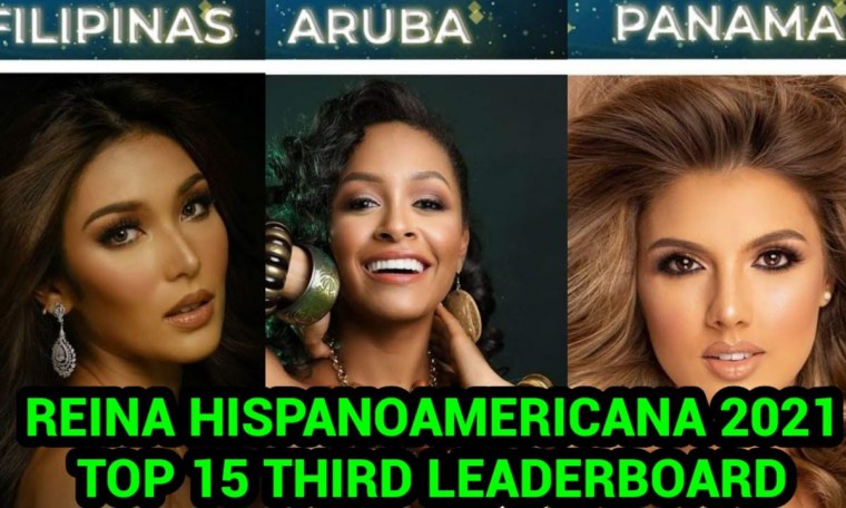 REINA HISPANOAMERICANA 2021 TOP 15 THIRD LEADERBOARD REINA HISPANOAMERICANA 2021 TOP 15 THIRD LEADERBOARD