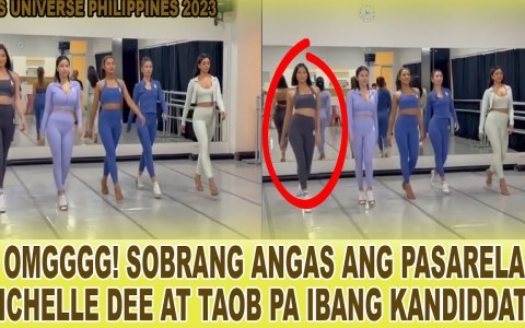 Michelle Dee Pasilip Pasarela Training MISS UNIVERSE PHILIPPINES 2023 Michelle Dee Pasilip Pasarela Training MISS UNIVERSE PHILIPPINES 2023