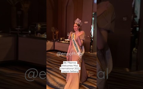 Bb. Pilipinas Charities Inc. is excited to welcome Jasmin Selberg, Miss International 2022 Bb. Pilipinas Charities Inc. is excited to welcome Jasmin Selberg, Miss International 2022