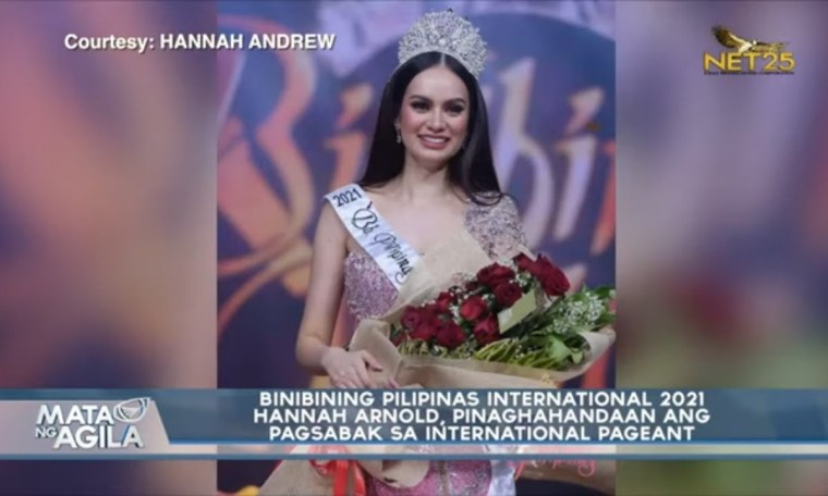 Binibining Pilipinas International 2021 Hannah Arnold, pinaghahandaan ang pagsabak sa Int'l pageant Binibining Pilipinas International 2021 Hannah Arnold, pinaghahandaan ang pagsabak sa Int'l pageant