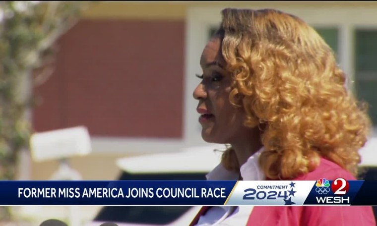 Former Miss America enters race for Orlando commission seat Former Miss America enters race for Orlando commission seat
