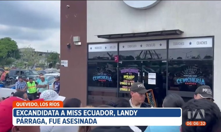 Esto se conoce sobre el asesinato de la excandidata a Miss Ecuador, Landy Párraga Esto se conoce sobre el asesinato de la excandidata a Miss Ecuador, Landy Párraga