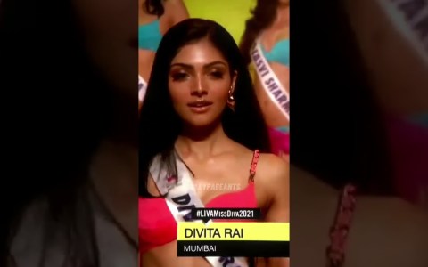 Miss Universe India 2022 Divita Rai Swimsuit Performance Miss Universe India 2022 Divita Rai Swimsuit Performance