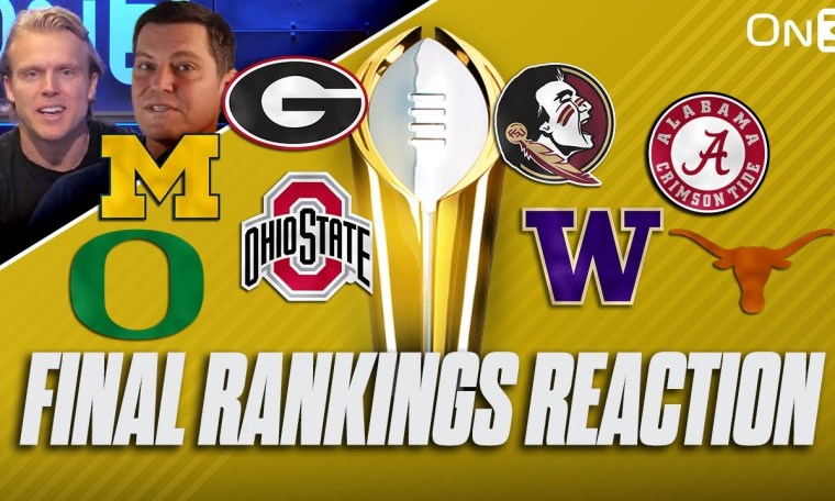 FINAL College Football Playoff Rankings Reaction | WHO'S IN? FINAL College Football Playoff Rankings Reaction | WHO'S IN?