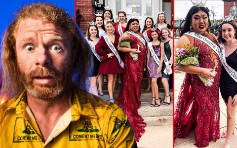 Obese Man Wins Women's Beauty Pageant?! Obese Man Wins Women's Beauty Pageant?!