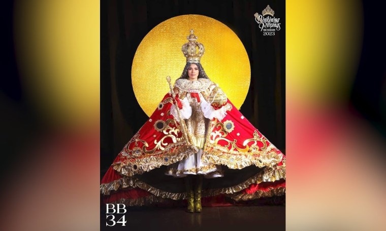 Bb Pilipinas candidate Joy Dacoron sa kaniyang national costume Bb Pilipinas candidate Joy Dacoron sa kaniyang national costume