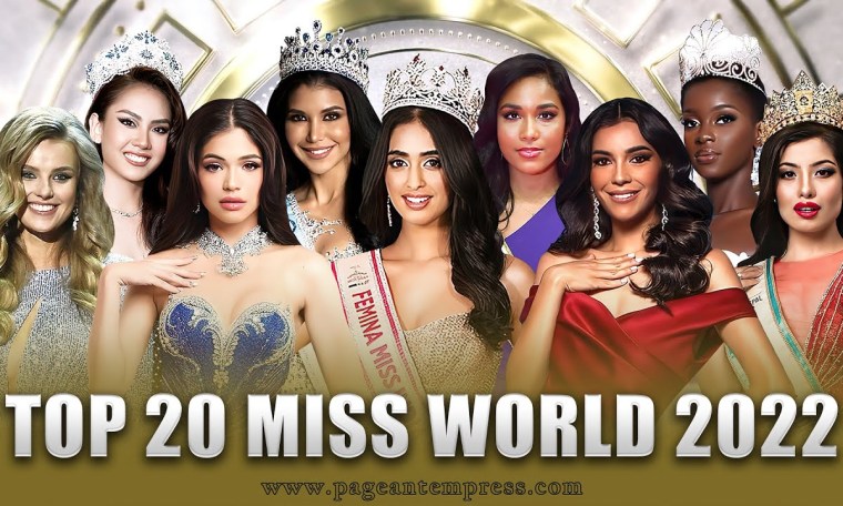 Miss World 2022 Top 20 Prediction Miss World 2022 Top 20 Prediction