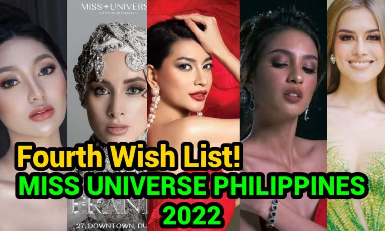 MISS UNIVERSE PHILIPPINES 2022 FOURTH WISH LIST MISS UNIVERSE PHILIPPINES 2022 FOURTH WISH LIST