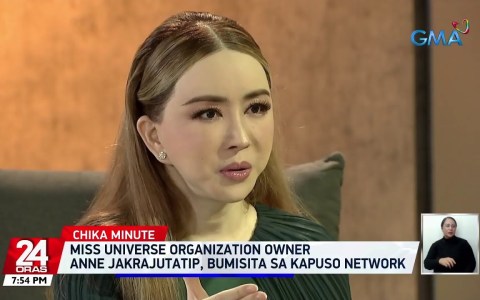 Miss Universe Organization owner Anne Jakrajutatip, bumisita sa Kapuso Network | 24 Oras Miss Universe Organization owner Anne Jakrajutatip, bumisita sa Kapuso Network | 24 Oras