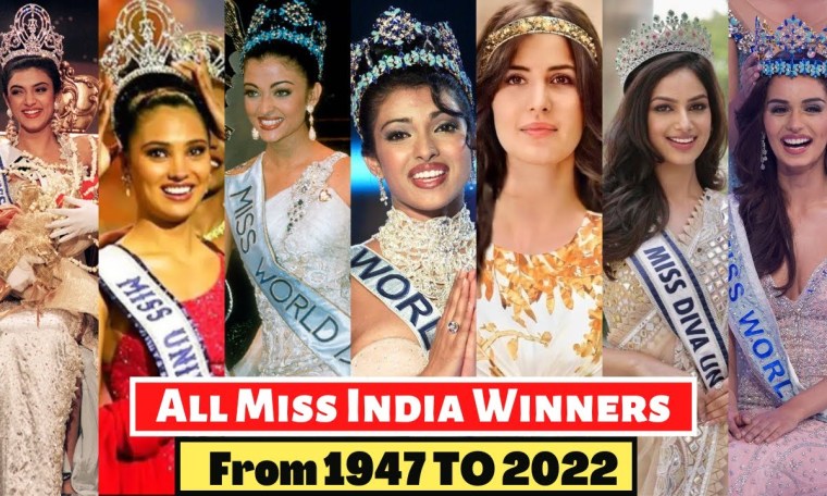 Complete List Of All Miss INDIA Winners From 1947 To 2022 Complete List Of All Miss INDIA Winners From 1947 To 2022