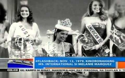 NTG: #Flashback: Nov. 12, 1979, kinoronahang Ms. International si Melanie Marquez NTG: #Flashback: Nov. 12, 1979, kinoronahang Ms. International si Melanie Marquez