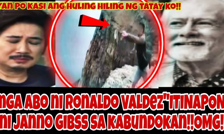 Janno Gibss NAIYAK MATAPOS MAITUPAD ang INIHABILIN ng kanyang ama na si Ronaldo Valdez!!OMG!! Janno Gibss NAIYAK MATAPOS MAITUPAD ang INIHABILIN ng kanyang ama na si Ronaldo Valdez!!OMG!!