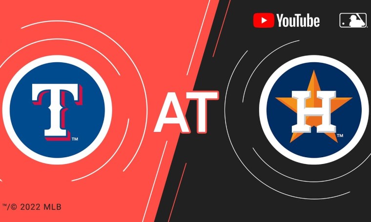 Rangers at Astros | MLB Game of the Week Live on YouTube Rangers at Astros | MLB Game of the Week Live on YouTube