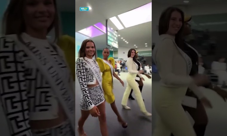 Chelsea Manalo, Miss Universe Philippines, Arrives in Mexico Chelsea Manalo, Miss Universe Philippines, Arrives in Mexico