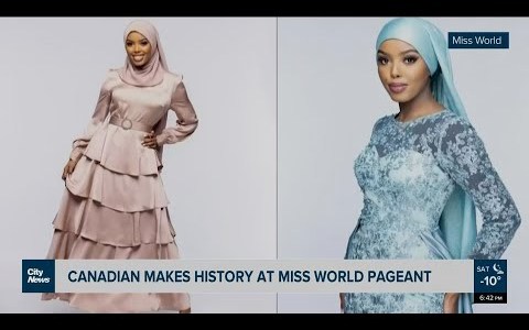 First Hijabi woman to compete in Miss World Pageant First Hijabi woman to compete in Miss World Pageant