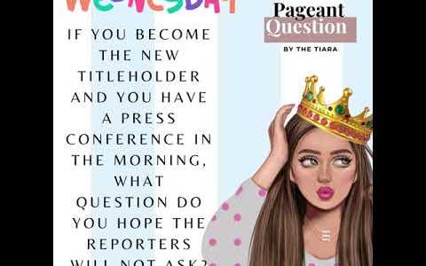 The Tiara Pageant Question The Tiara Pageant Question