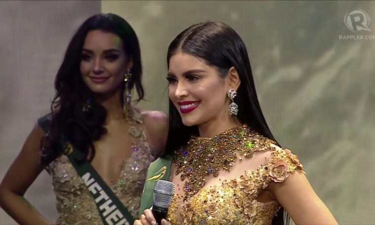 Miss Earth 2017: Semi-finalists Q&A hashtag segment Miss Earth 2017: Semi-finalists Q&A hashtag segment