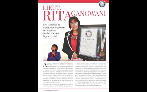The king of FILMCITY Noida Sandeep Marwah recommending and praising pageant coach RIta Gangwani The king of FILMCITY Noida Sandeep Marwah recommending and praising pageant coach RIta Gangwani