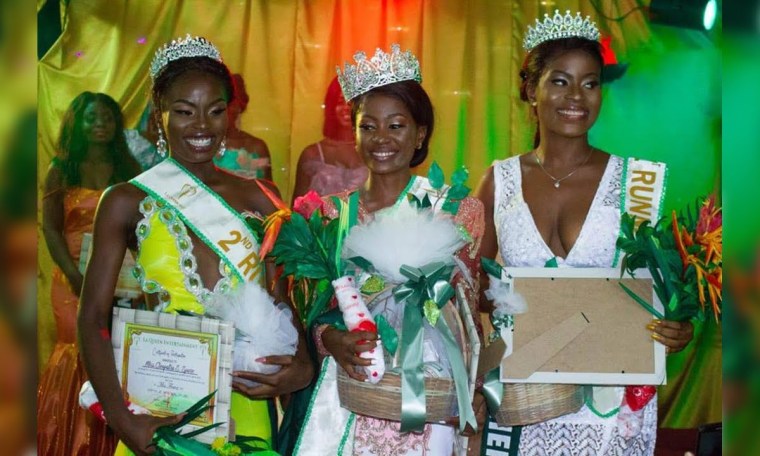 Georgia Bemah from Bong County's crowned Miss Earth Liberia Georgia Bemah from Bong County's crowned Miss Earth Liberia