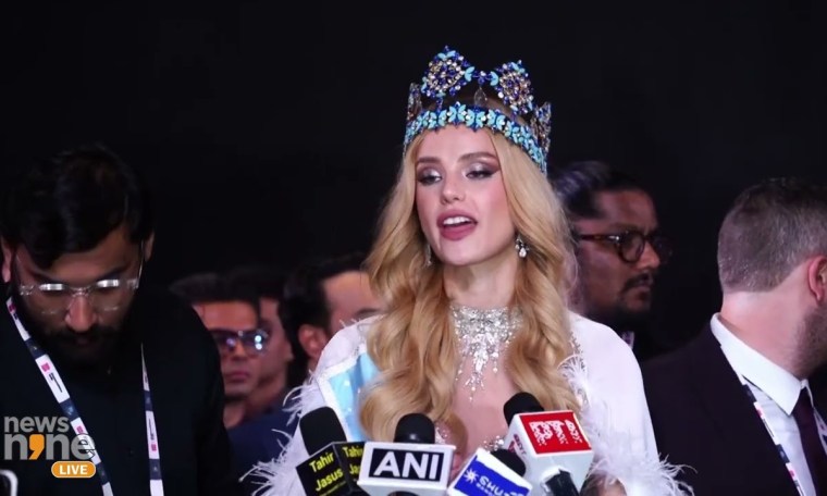 Miss World 2024 | Krystyna Pyszkova from the Czech Republic crowned as #missworld | News9 Miss World 2024 | Krystyna Pyszkova from the Czech Republic crowned as #missworld | News9