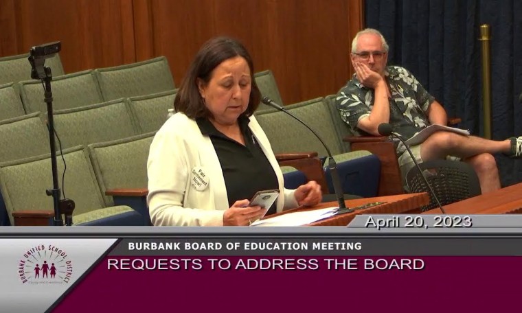 Burbank Board Of Education Meeting – April 20 2023 Burbank Board Of Education Meeting – April 20 2023