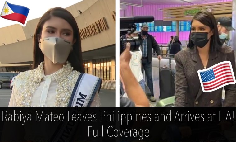 Rabiya Mateo Leaves Philippines and Arrives at L.A For MISS UNIVERSE || Full Coverage Rabiya Mateo Leaves Philippines and Arrives at L.A For MISS UNIVERSE || Full Coverage