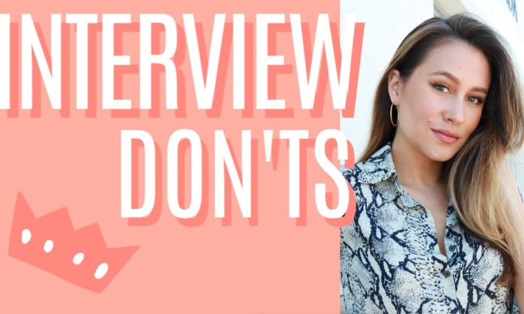 (PAGEANT TIPS) What NOT to do in an interview (PAGEANT TIPS) What NOT to do in an interview