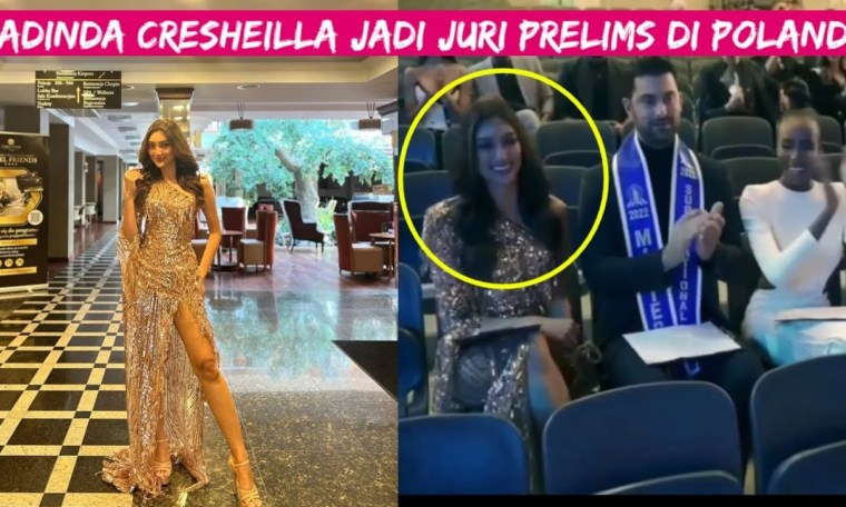 CANTIKNYA..Adinda Cresheilla saat Menjadi Juri Preliminary Competition Miss Supranational CANTIKNYA..Adinda Cresheilla saat Menjadi Juri Preliminary Competition Miss Supranational