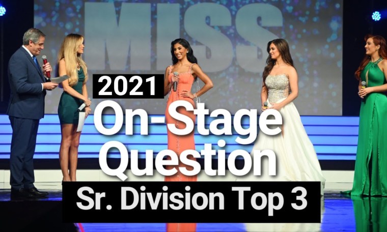 USA National Miss 2021 | On Stage Question | Top 3 Jr. Teen, Teen, Miss USA National Miss 2021 | On Stage Question | Top 3 Jr. Teen, Teen, Miss