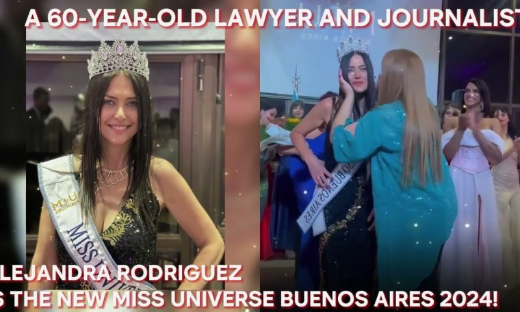 ALEJANDRA RODRIGUEZ IS THE NEW MISS UNIVERSE BUENOS AIRES 2024! A 60-YEAR-OLD LAWYER AND JOURNALIST! ALEJANDRA RODRIGUEZ IS THE NEW MISS UNIVERSE BUENOS AIRES 2024! A 60-YEAR-OLD LAWYER AND JOURNALIST!