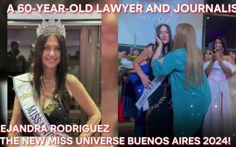 ALEJANDRA RODRIGUEZ IS THE NEW MISS UNIVERSE BUENOS AIRES 2024! A 60-YEAR-OLD LAWYER AND JOURNALIST! ALEJANDRA RODRIGUEZ IS THE NEW MISS UNIVERSE BUENOS AIRES 2024! A 60-YEAR-OLD LAWYER AND JOURNALIST!
