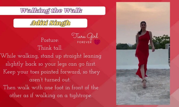 TIARA GIRL ADITI SINGH WALKS THE PAGEANT WALK (RUNWAY SKILLS) TIARA GIRL ADITI SINGH WALKS THE PAGEANT WALK (RUNWAY SKILLS)